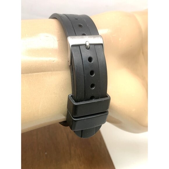 Victorinox Swiss Army Men's Watch 26064.CB Silver Dial Quartz Black Rubber Band - Picture 10 of 14